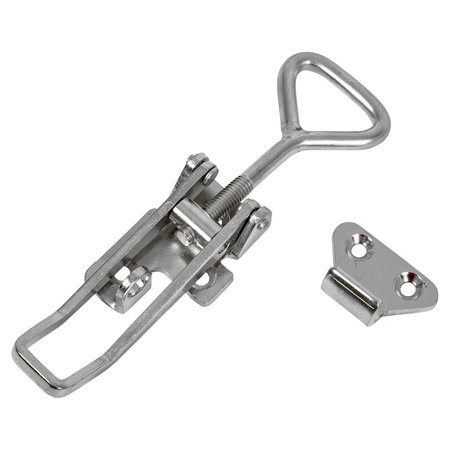 BUYERS PRODUCTS 6 Heavy Duty Stainless Steel Adjustable-Grip Draw Latch 3049352
